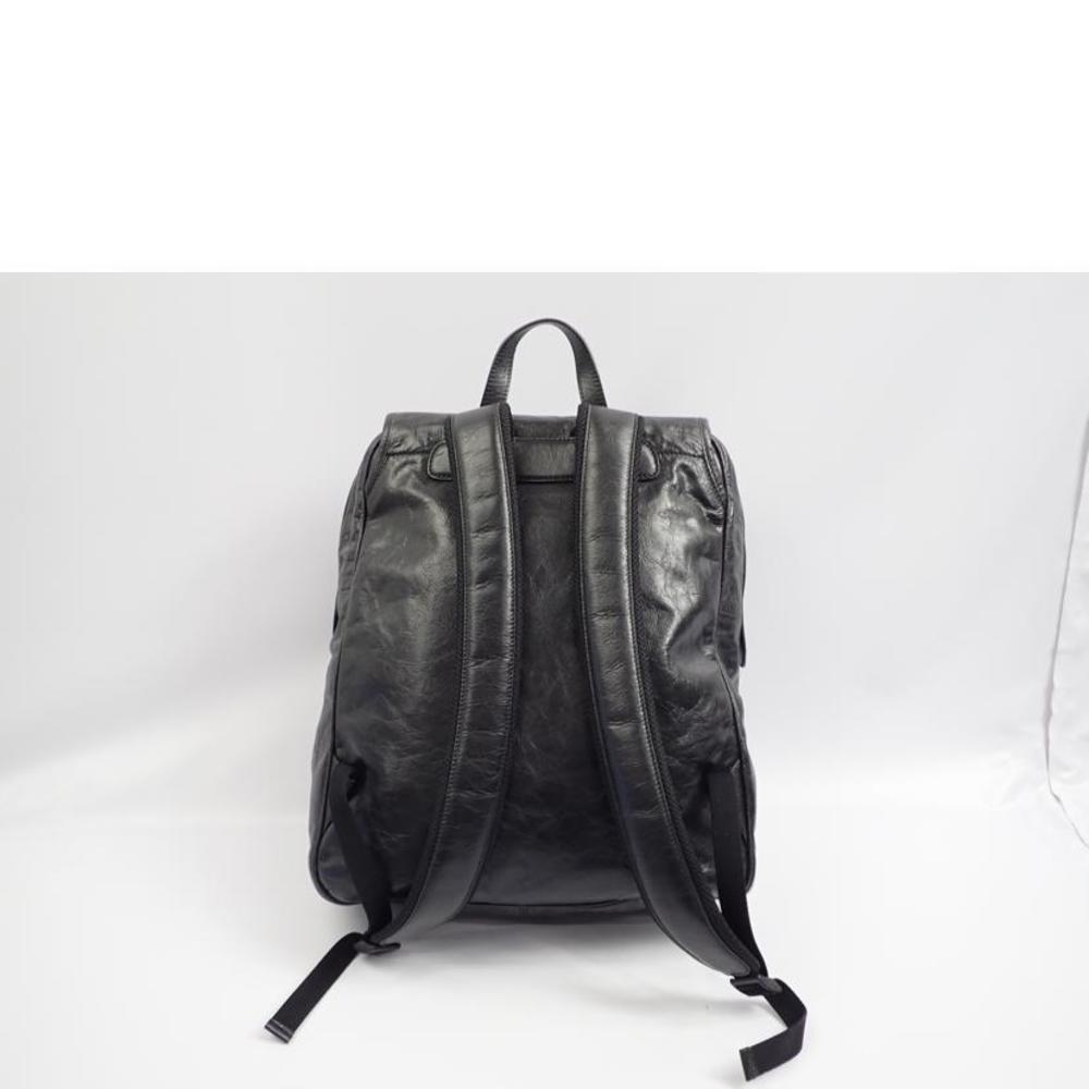 Gucci Black Leather Medium Backpack Black - image 2